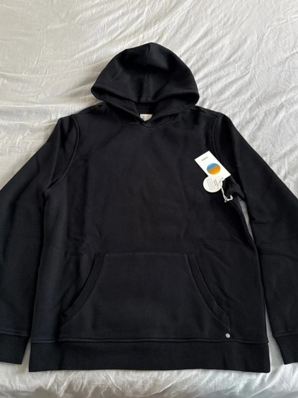 Vuori Seaside Pullover Hoodie Black Men's Size L